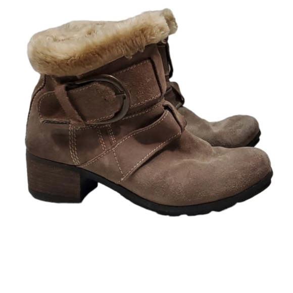 Josef Seibel Women Comfort Ankle Leather Boots sz 38/7-7.5 - Picture 1 of 12